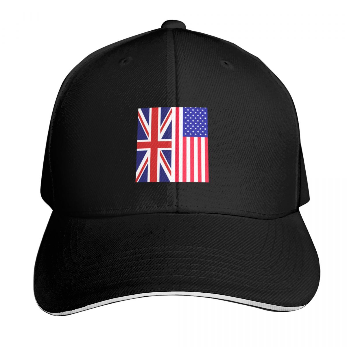 Outdoor Sport Usa - half american half british usa flag