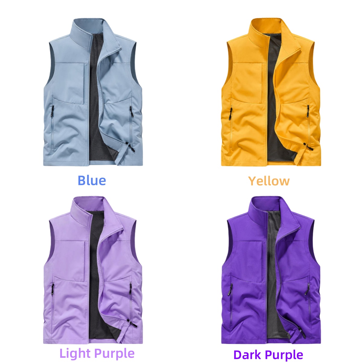 Outdoor Sport Waterproof Jacket - Hiking Fishing Vest Men Waterproof Windproof