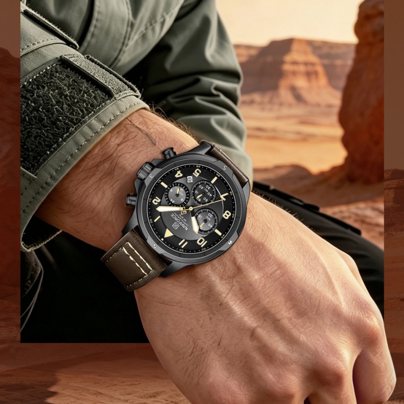 NAVIFORCE Male Stylish Chronog - Outdoor Sport Smart Watch review and price