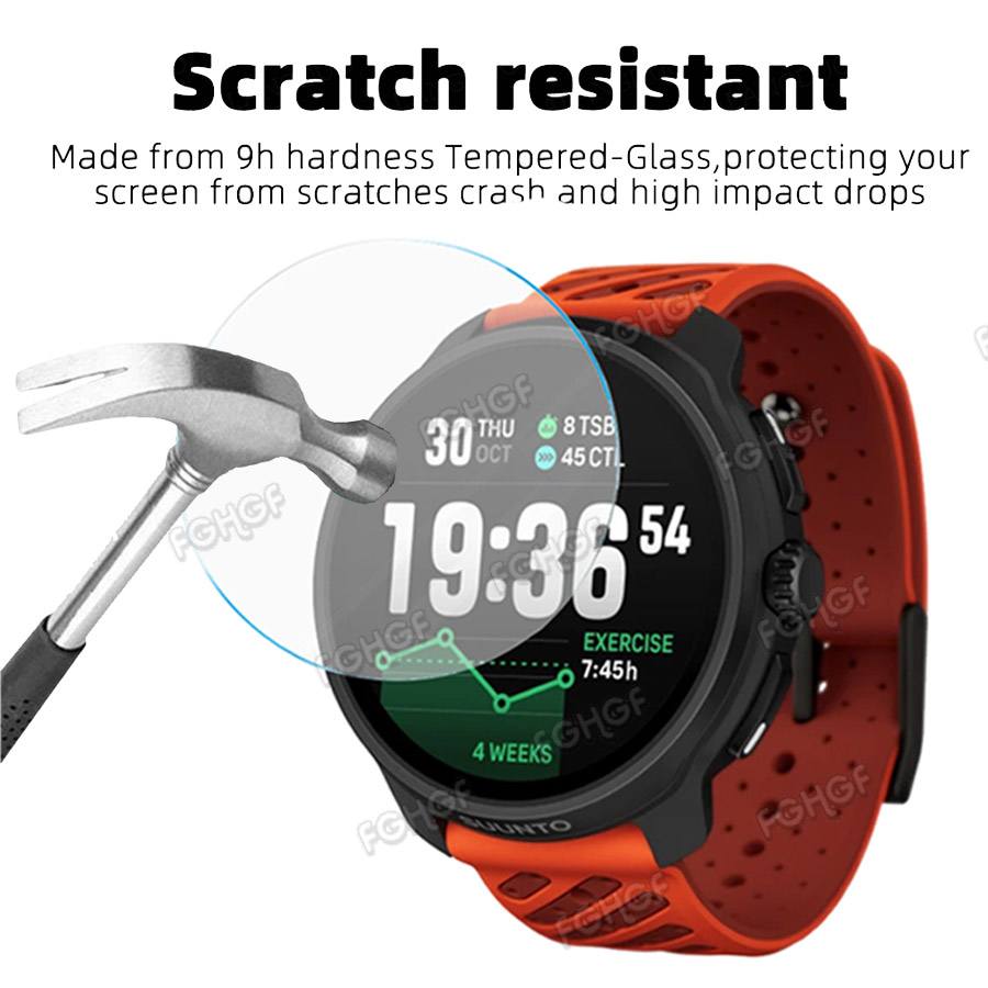 Tempered Glass Protective Film - Outdoor Sport Smart Watch review and price