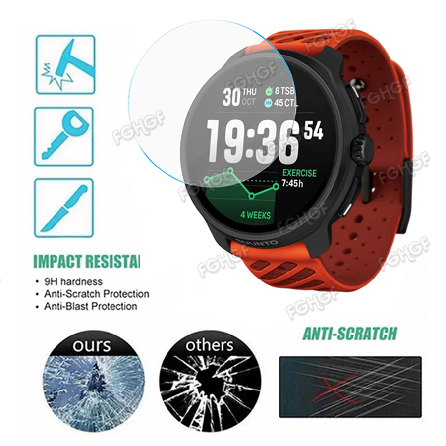 Tempered Glass Protective Film - Outdoor Sport Smart Watch review and price