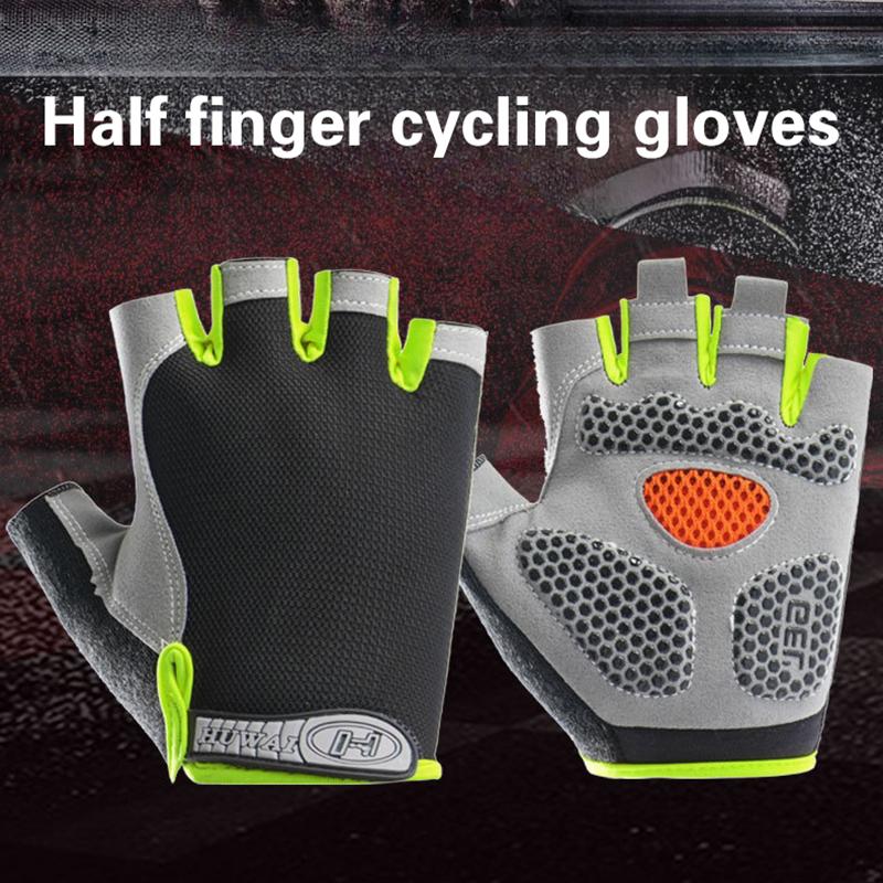 Unisex Half Finger Cycling Glo - Outdoor Sport Gloves review and price