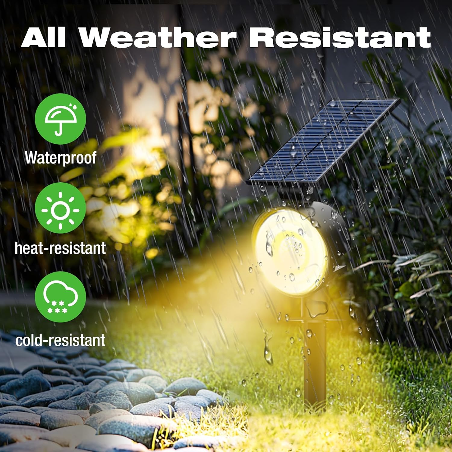 Outdoor Solar Spot Lights Wate - Outdoor Spotlight review and price