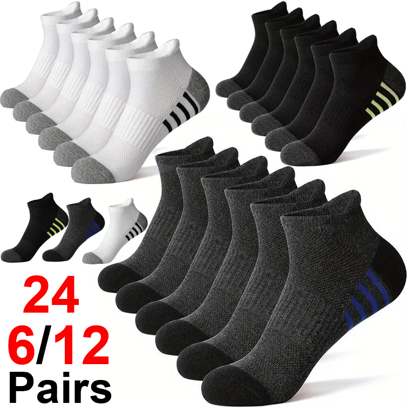 12Pairs High Quality Men's Spo - Outdoor Sports Activities review and price